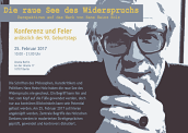 Die raue See des Widerspruchs | Perspektiven auf das Werk von Hans Heinz Holz | Konferenz und Feier anlässlich des 90. Geburtstags